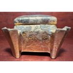 Weeping Antique 22K Gold Trinket Box w/4 dishes Apple Planters Antique Reproduct
