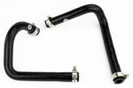 Silicone Heater Hoses Pipes fit Land Rover Defender 200TDI RHD 91-94 Black