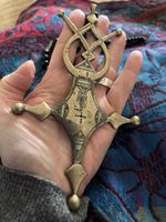 Tuareg Compass Cross 17cm