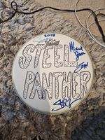 Rare Steel Panther Signed Drum Head