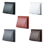 External Ventilation  Cowled Grille with Damper 100mm/4"