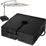40kg Black Heavy Duty Garden Parasol Umbrella Refillable Base Weight Bag