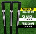 Plastic Cricket Wicket Stumps with Bails Stumps Set All Surfaces Indoor/Outdoor