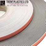 Self adhesive magnetic tape/strip 2 part per metre, double glazing fixing 12mm