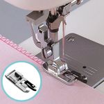 Overlock Overcasting Overedge Sewing Machine Presser Rolled Hem Foot Tool UK