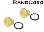 Land Rover Defender Discovery TDi Radiator & Thermostat Bleed Bung Brass Plugs 