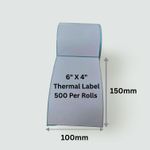 Thermal Label 100x150mm 4x6 Zebra Printer Sticky Shipping 500 Labels Per Roll