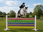 Plastic Show Jump Poles  10ft X4" Arena Training Pole SPECIAL OFFER – STOCK LAST