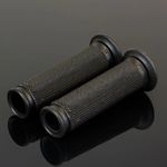 Renthal Dual Compound Extra Firm Road Black Grips - Full Diamond 32mm O/D