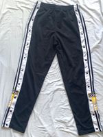 Adidas Popper Tracksuit Bottoms Black Size 32 Vintage 90s