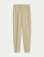 Marks & Spencer Womens Ankle grazer Trousers in Soft Green - M&S