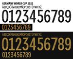 Name&Number Set For Germany World Cup 2022 Home/Away Football Soccer
