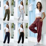 Women’s Fleece Joggers Tracksuit Bottom Gym Sport Sweatpants Baggy Jogging