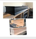 2 mtr Long Wraparound Kitchen Cooker hood Cornice