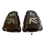 Fits MINI LED Tail Light Cooper Hatch R56 R57 R58 R59 Union Jack 07-13 Smoked