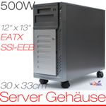 SERVER CASE ENCLOSURE ATX EATX SSI-EEB FULL FULL 500W FOR MOTHERBOARD 12x13" 30x33CM