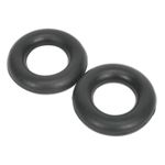 Sealey Exhaust Mounting Rubbers - L59 x W59 x D13.5 (Pack of 2) - Part No. EX04