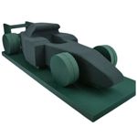 FLORAL FOAM FORMULA F1 RACING CAR FUNERAL MEMORIAL TRIBUTE OASIS TYPE SKU 4013