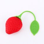 BHDD Silicone Tea Infuser Tea Strainer Silicone Creative Strawberry Shape