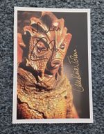 DOCTOR WHO CAROLINE JOHN & NICHOLAS COURTNEY signed Silurians Postcard Picture