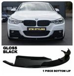 BMW 3 SERIES F30 FRONT SPLITTER FRONT LIP M SPORT GLOSS BLACK ABS VALANCE