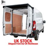 Peugeot Boxer Rear Barn Door Awning Cover Tailored (2006 Onwards) Black 586