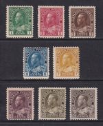 CANADA 1911-22 KGV Definitives selection MH/* (CV £300+)