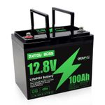 DATOUBOSS  12V 100Ah LiFePO4 Battery Lithium Smart Solar RV Motorhome