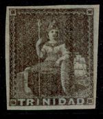 TRINIDAD QV SG6, (1d) brownish grey, UNUSED. Cat £60.