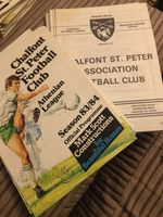 Chalfont St Peter 1982/83 & 83/84 Home Programmes (You Select)