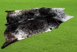 100% Genuine Cow hide Rug Area Carpet Skin Leather 26.69 sq.feet (63"x61") A 192