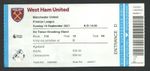 West Ham United v Manchester United 2021-2022 Premier League Ticket 19/09/2021