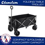 Camping trolley Cart Festival Fold-able Wagon with Table