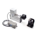 Portable Fishing Rod Winding Machine Epoxy Resin Rotating Gluing Tools w/ Switch
