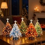 UK DIY Beaded Christmas Tree Kit, Handmade Colorful Bead Ornament Making Set