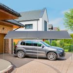3m x 6m Heavy Duty Carport Garage Car Shelter Galvanized Steel Open Tent