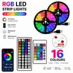 LED Strip Lights USB 1-20m 5050 RGB Colour Changing Tape for kitchen Cabinet, TV