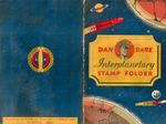 Dan Dare Interplanetary Stamp Folder 1954 Complete with all 32 stamps
