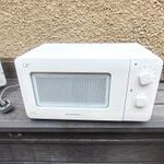 Daewoo QT1 20L 700W White Countertop Microwave, Dial Control, 6 Programmes