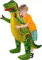 Big Inflatable T-Rex Dinosaur 76cm Godzilla Jurassic Park Toy Blow Up Party Prop