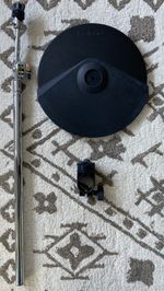 Roland V-Drums CY-8 Dual Zone Cymbal with Arm/Stand, Roland Clamp & TRS Cable