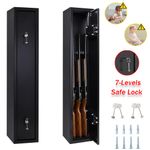 3 Gun Cabinet Safe Rifle Firearm BS7558/92 Police Approved Heavy Steel Lockable