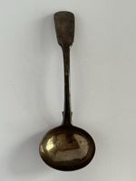 William IV Sterling Silver 1 Soup Ladle Fiddle Back WC-WILLIAM CHAWER II 1830