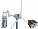 IstaBreeze i-500 Plus Wind Turbine 500 W 12V/24V Hybrid Kit - 13ft Folding Tower