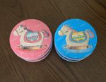 Baby Boy and Baby Girl Gift Tin 4" (10.5cm) x 2" (5cm)