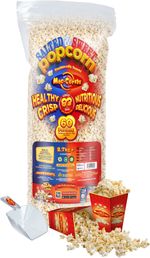 Mac-Corns SALTED & SWEET Popcorn Mix  Bulk Sharing Pack Bundle + 60 Tubs + Scoop
