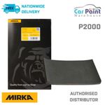 Mirka P2000 ECO Wet & Dry Sanding Sheets Quire 50pk Waterproof Sand Paper or and