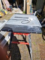 Red And Black Table Saw For Wood Work And Crafting (Diy)