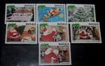ANGUILLA 1981 CHRISTMAS SET OF 7 ISSUES  FINE  M/N/H
