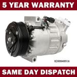 AIR CON AC COMPRESSOR FOR OPEL VAUXHALL VIVARO MOVANO NISSAN RENAULT TRAFIC MK2